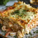 Seafood Lasagna with Shrimp & Crab