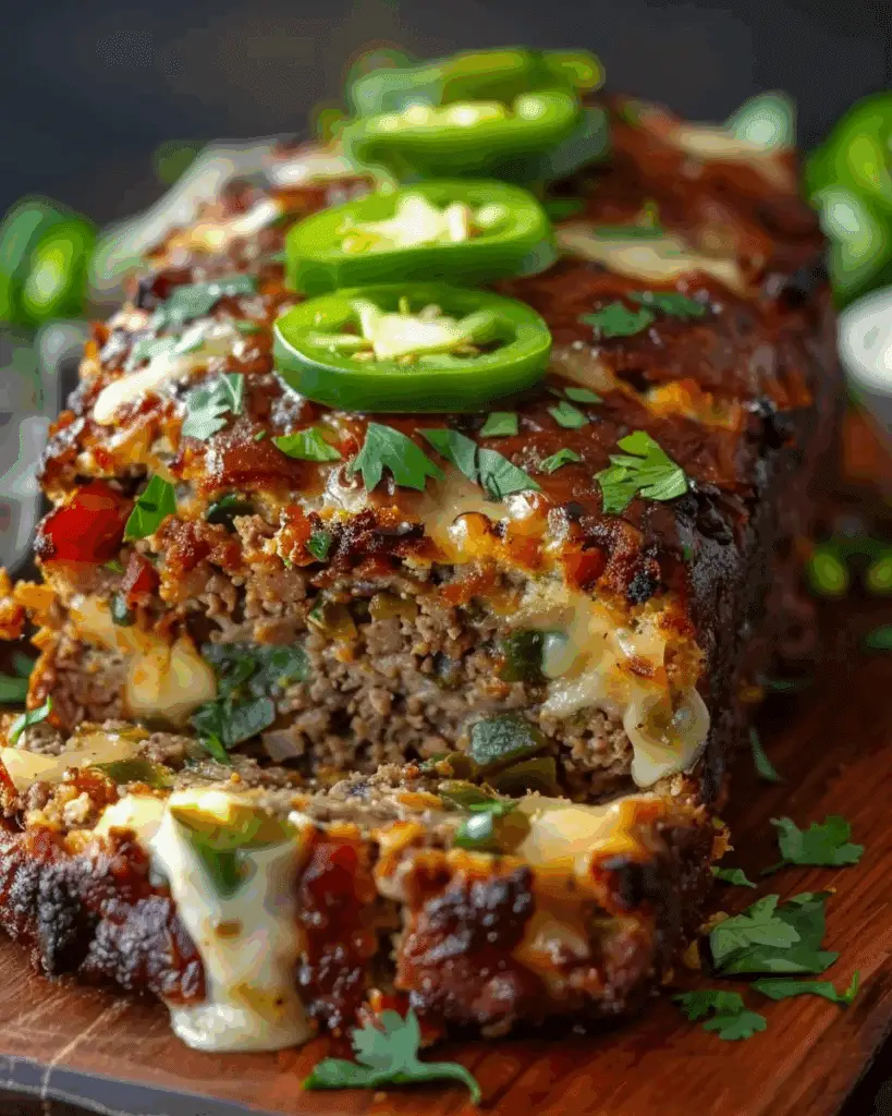 Smoky Jalapeño Popper Meatloaf