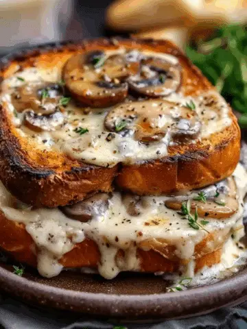 Swiss Mushroom Melt Delight