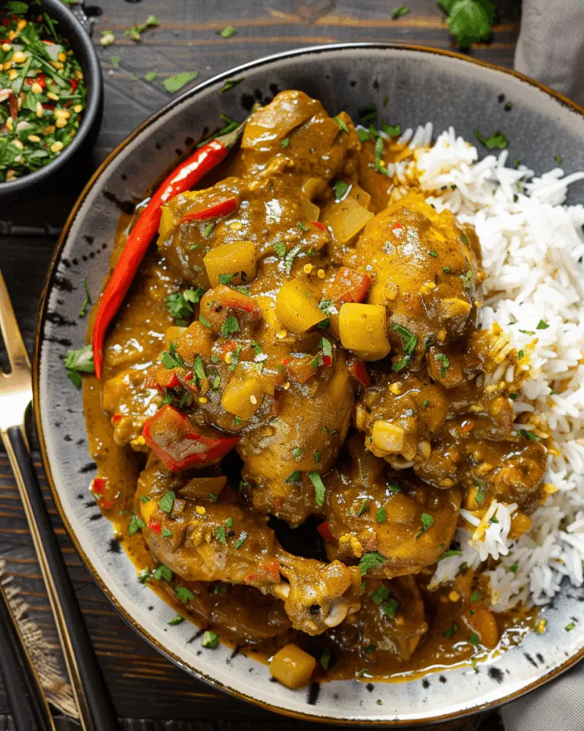 Authentic Jamaican Curry Chicken