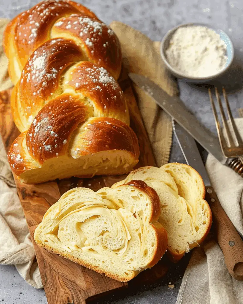 Braided Brioche Bread