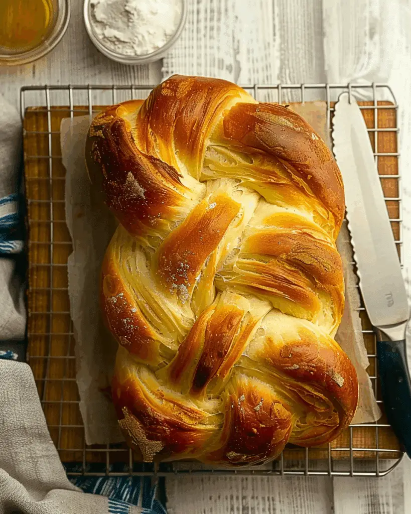 Braided Brioche Bread