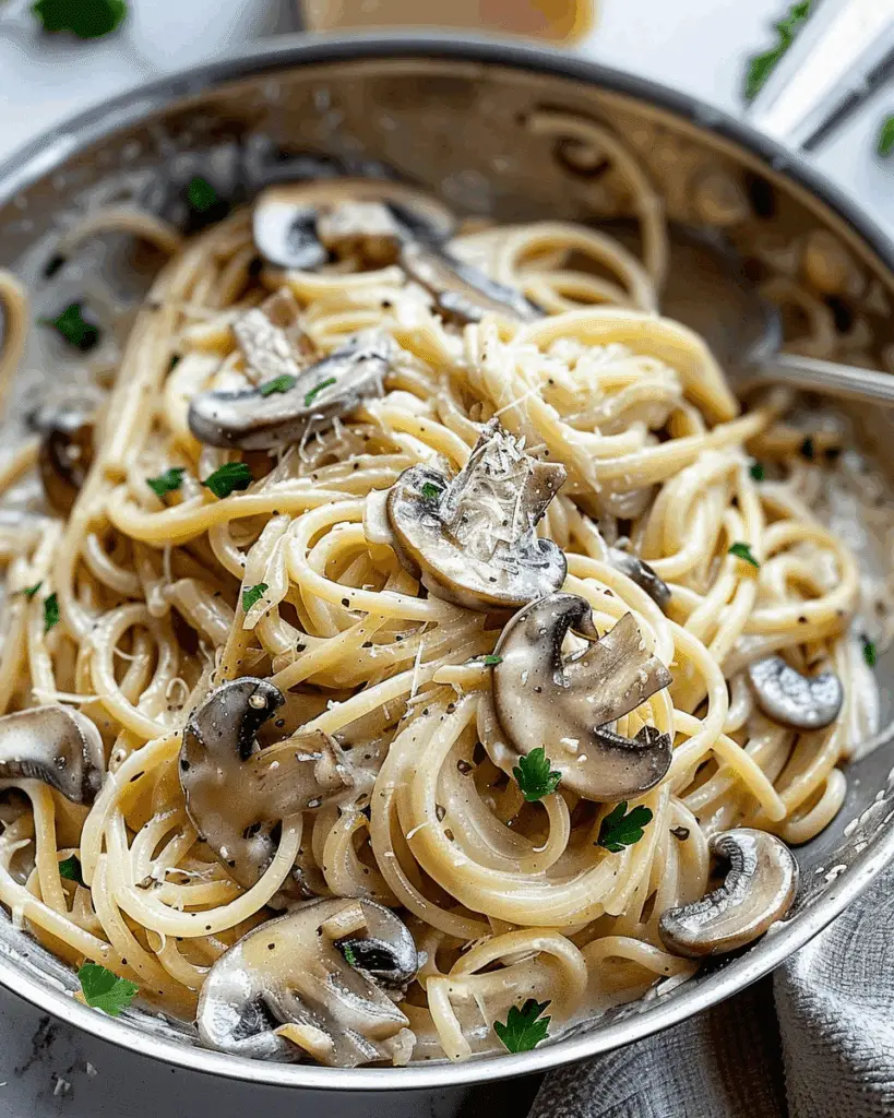 Creamy Oyster Mushroom Pasta