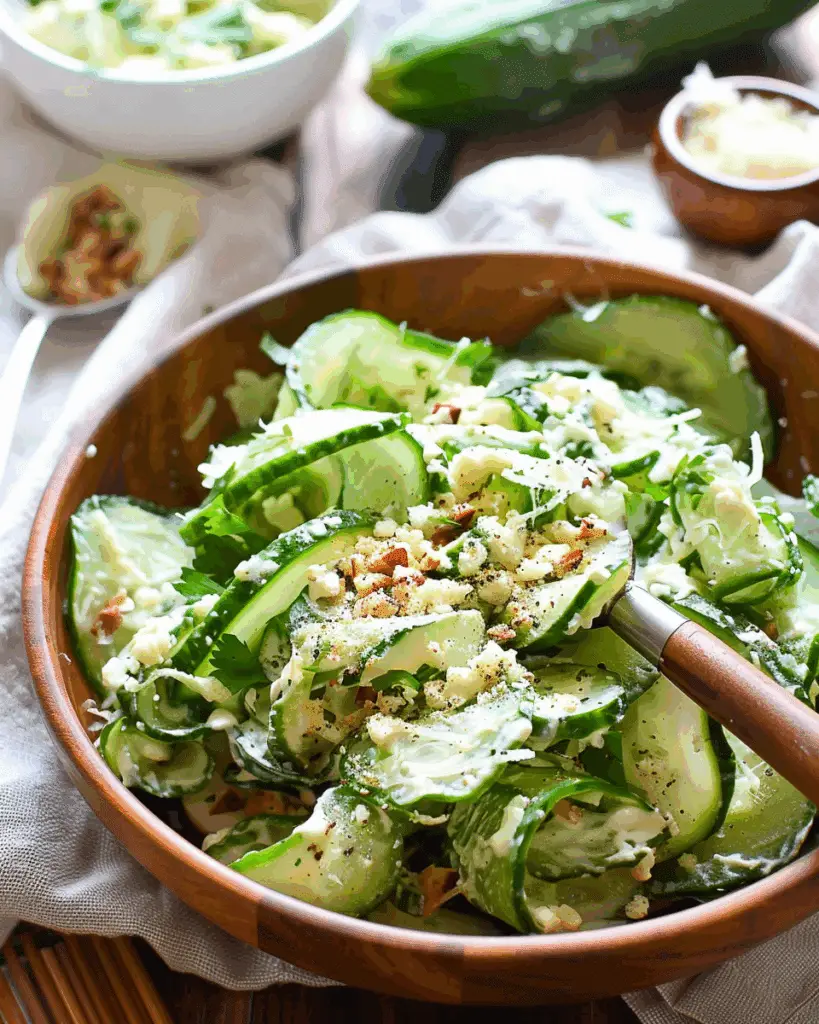 Cucumber Caesar Salad