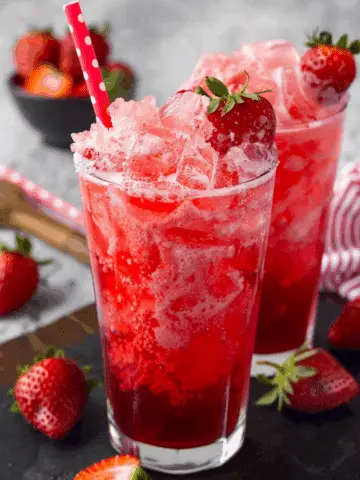 Dirty Strawberry Soda