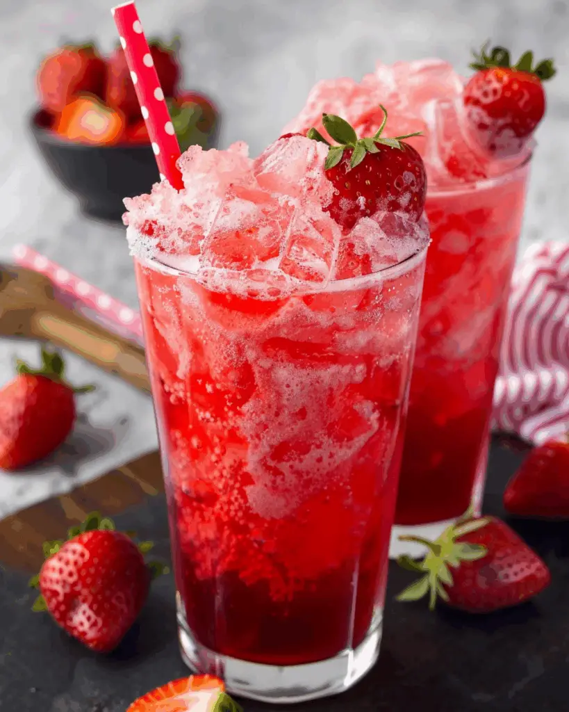Dirty Strawberry Soda