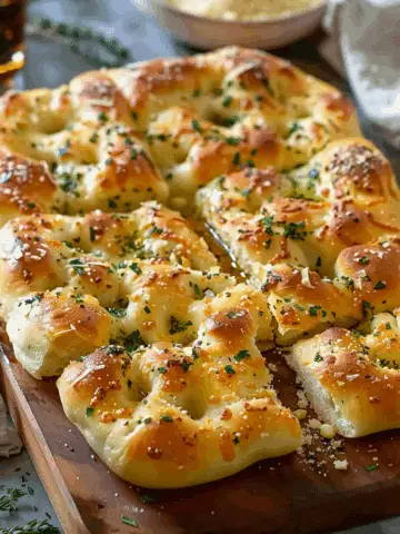 Garlic Parmesan Focaccia Bread – A Savory Homemade Favorite
