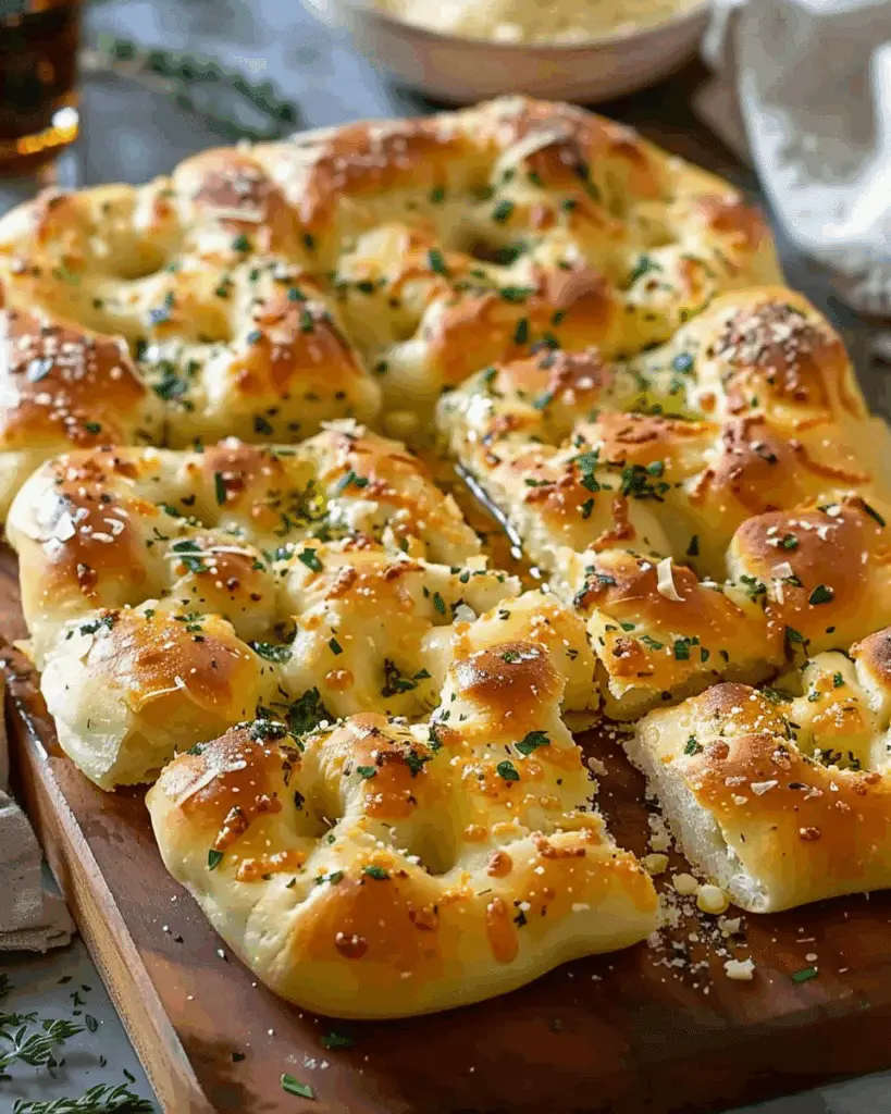 Garlic Parmesan Focaccia Bread – A Savory Homemade Favorite
