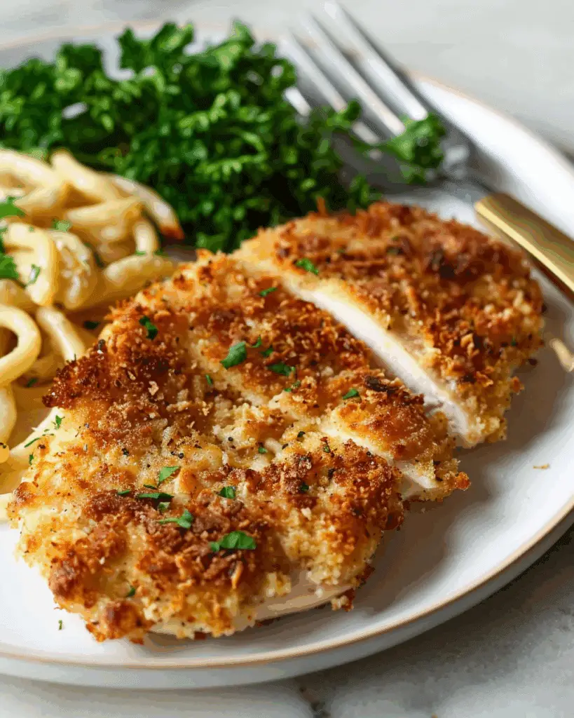 Crispy Parmesan-Crusted Chicken Cutlets