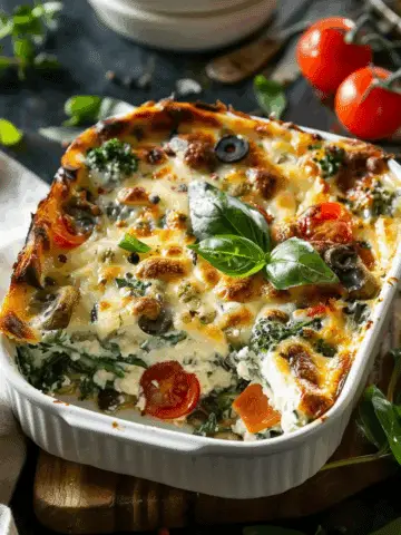 High‑Protein Cottage Cheese Veggie Bake