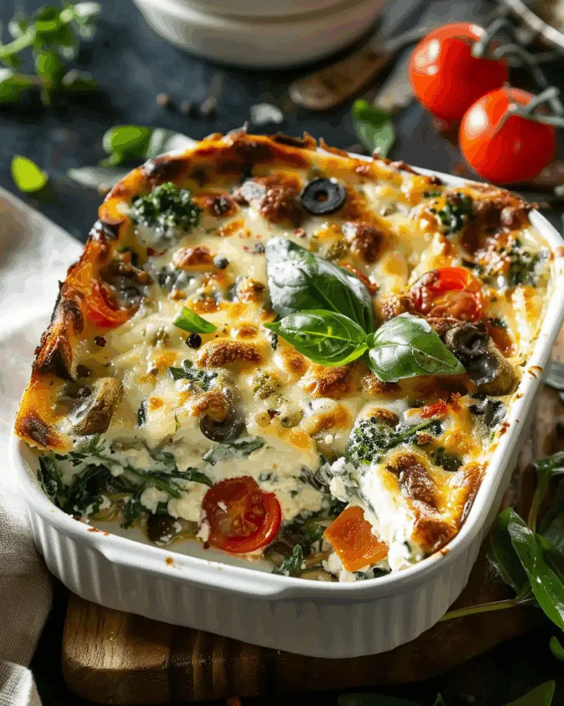 High‑Protein Cottage Cheese Veggie Bake