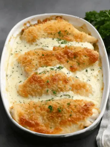 Smothered Cheesy Sour Cream Chicken