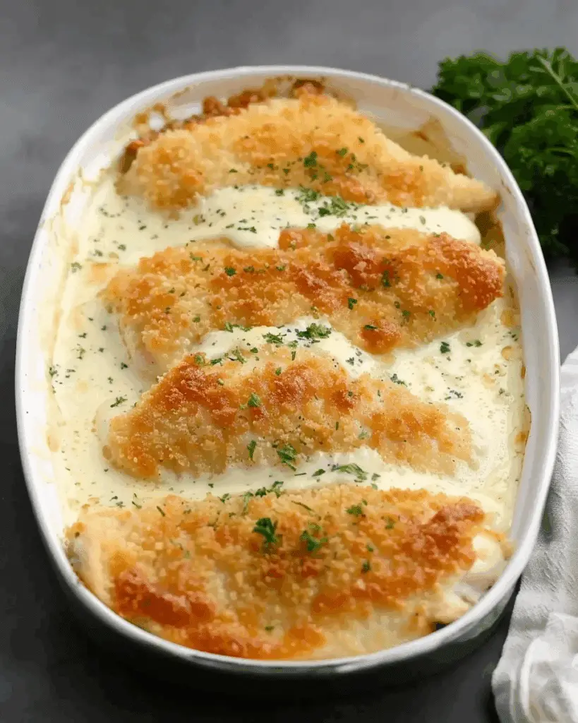 Smothered Cheesy Sour Cream Chicken