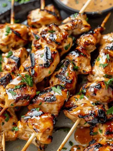 Bang Bang Chicken Skewers