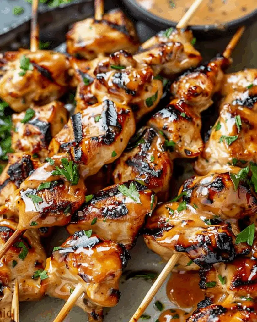 Bang Bang Chicken Skewers