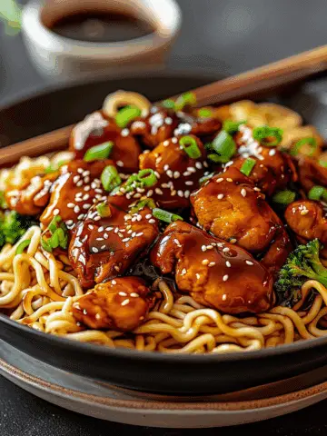 Chicken Teriyaki Noodles