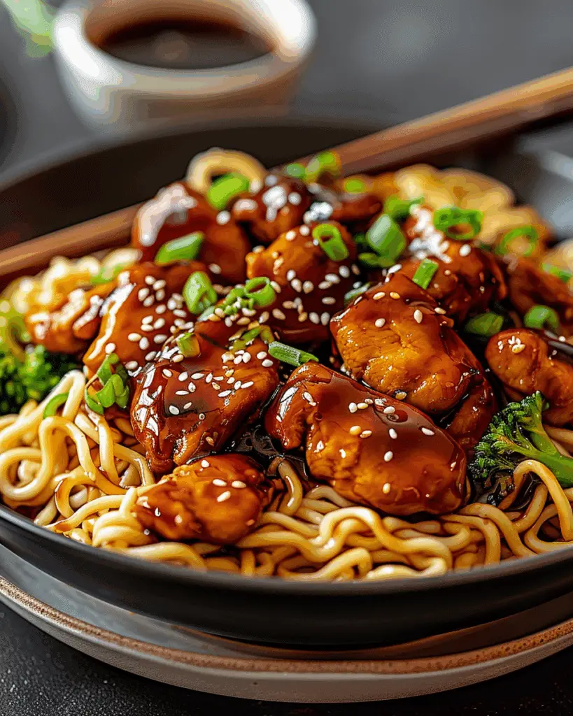 Chicken Teriyaki Noodles