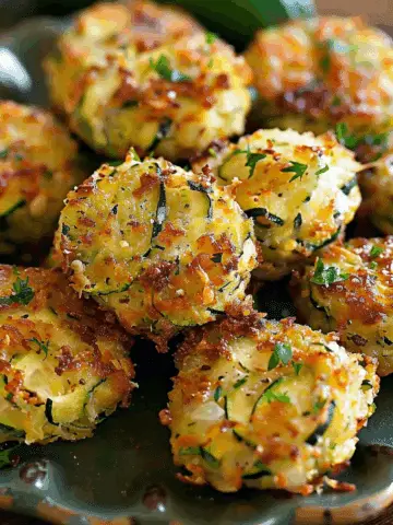 Crispy Baked Zucchini Bites