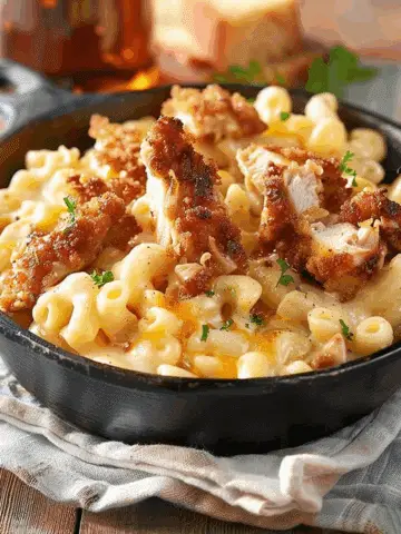 Honey Pepper Chicken Mac and Cheese