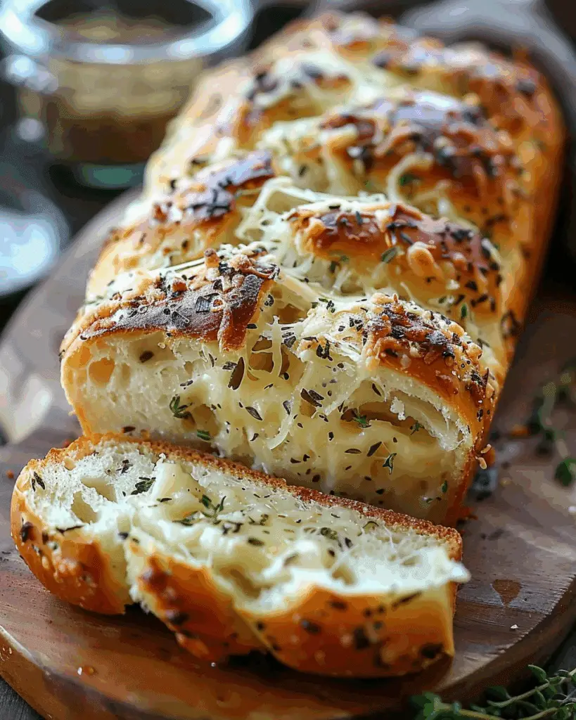 Twisted Herb and Cheese Bread