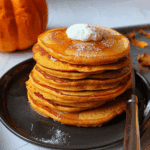 Pumpkin Cottage Cheese Pancakes