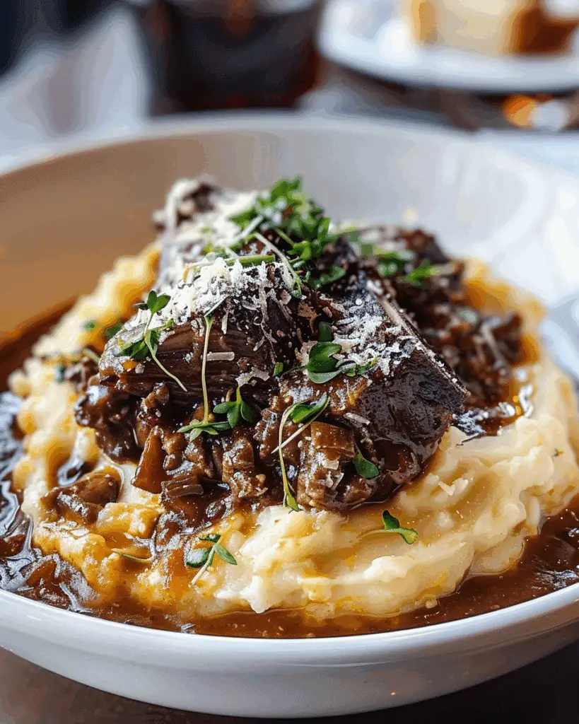 Short Rib Ragu with Parmesan Mashed Potatoes
