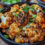 Sweet and Spicy Baked Cauliflower
