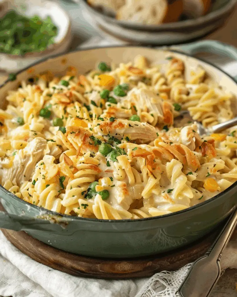 Chicken Pot Pie Pasta