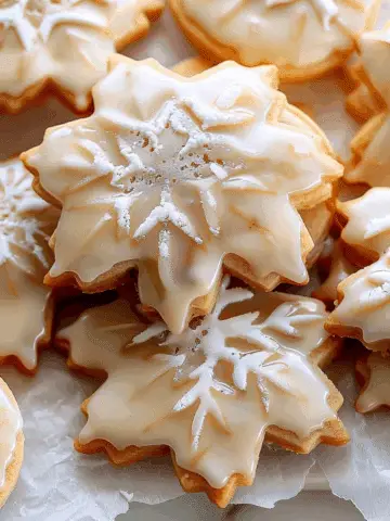 Maple Cookies with Maple Icing