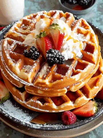 Light and Fluffy Waffles