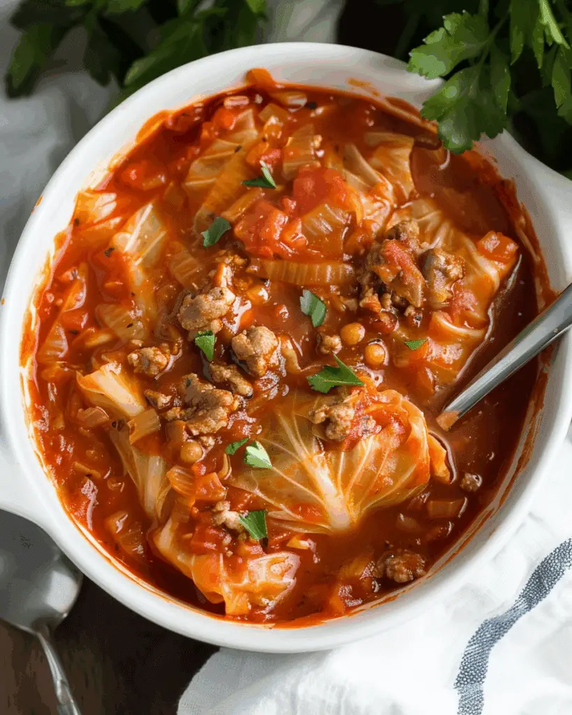 Cabbage Roll Soup