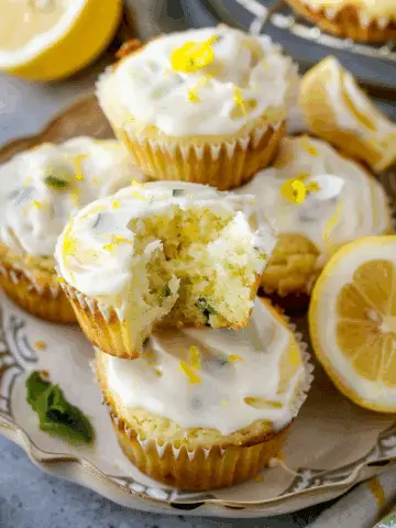 Lemon Zucchini Muffins