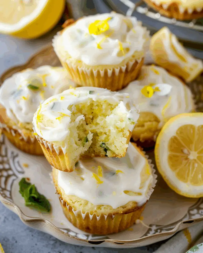 Lemon Zucchini Muffins