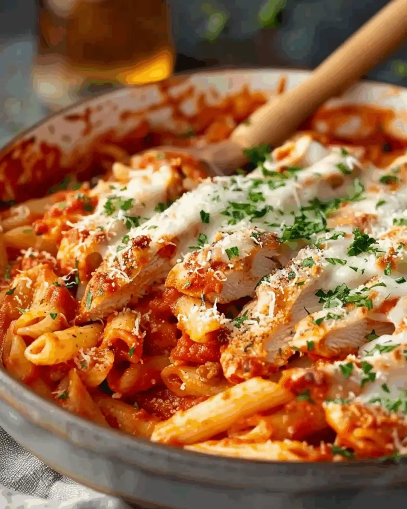 One-Pot Chicken Parmesan Pasta