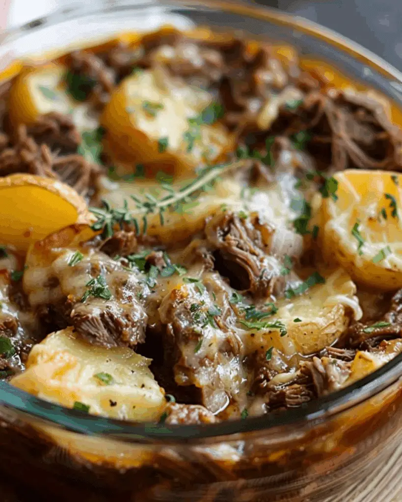 Slow Cooker Beef and Potatoes