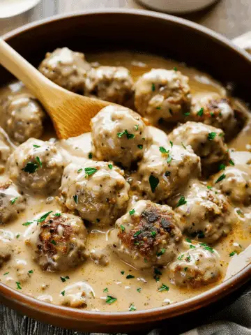 Crockpot Swedish Meatballs