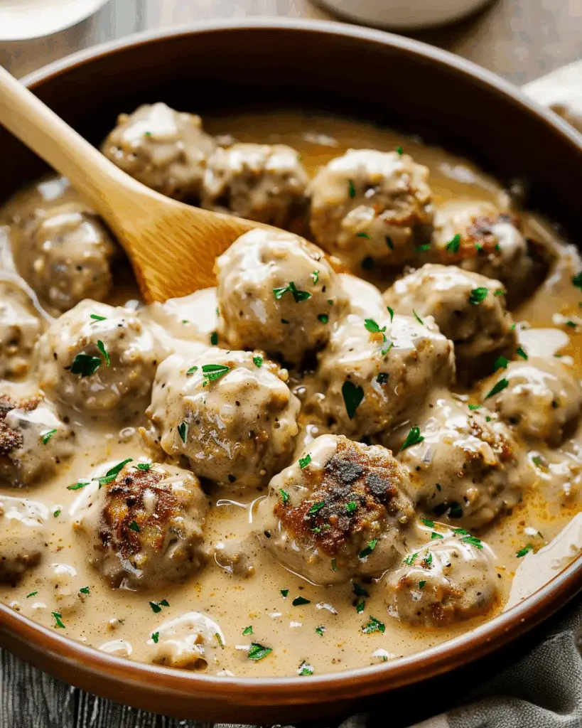 Crockpot Swedish Meatballs