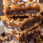 Gooey Caramel Chocolate Bars