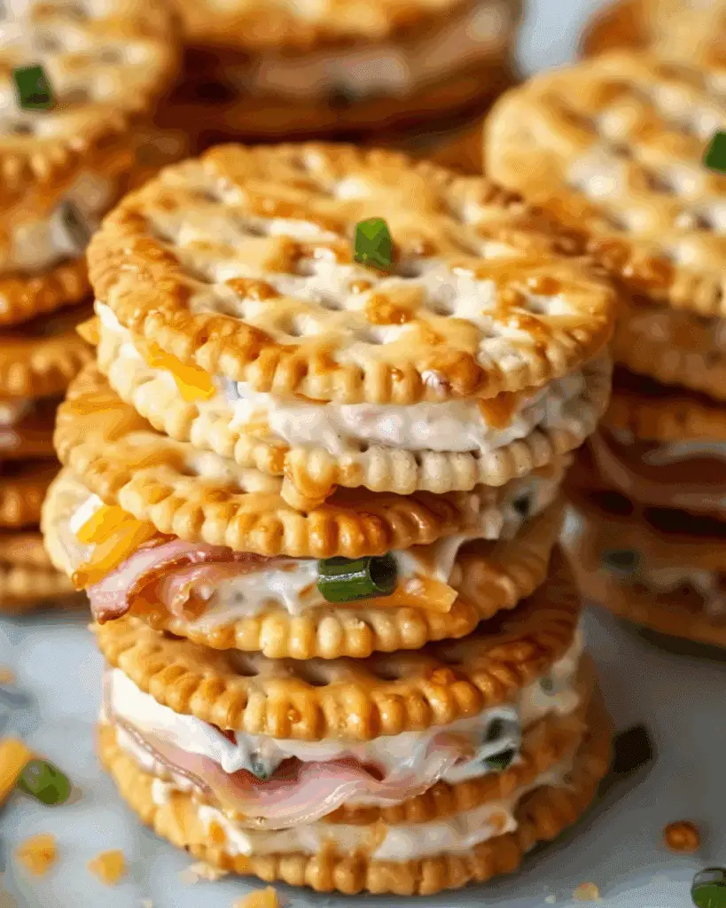 Ritz Cracker Party Sandwiches