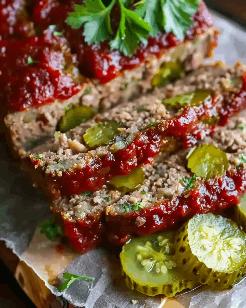 Tangy Dill Pickle Meatloaf – A Juicy Twist on a Classic Comfort Favorite