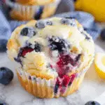 Blueberry Lemon Cream Cheese Muffins