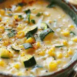 Creamy Summer Corn and Zucchini Chowder