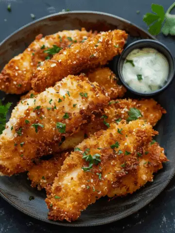 Crispy Ranch Parmesan Chicken Tenders