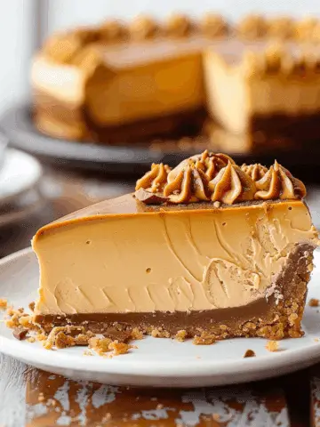 Loaded Butterscotch Cheesecake