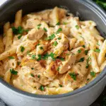 Crock Pot Creamy Cajun Chicken Pasta