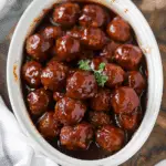 Grape Jelly Meatballs (Crockpot)