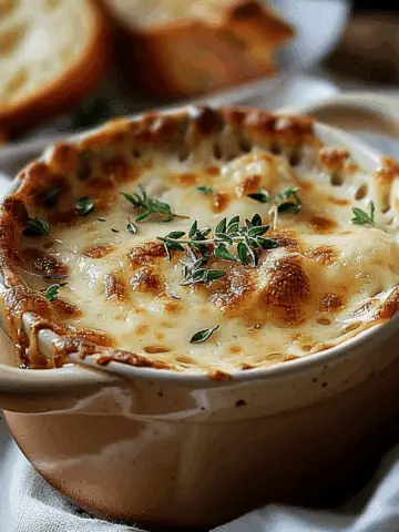 Irresistible FRENCH ONION SOUP GRATINÉE Recipe to Savor