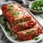 Italian-Style Stuffed Meatloaf with Cheese and Spinach