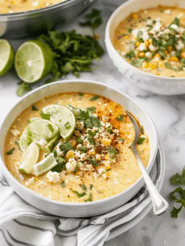 Smoky Chicken and Fire-Roasted Corn Soup
