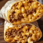 Sloppy Joe Mac and Cheese Wraps